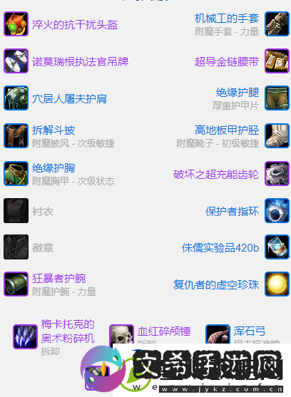 魔兽世界探索赛季怀旧服P2武器战BIS装备怎么搭配