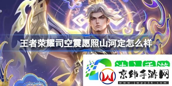 王者荣耀司空震愿照山河定怎么样