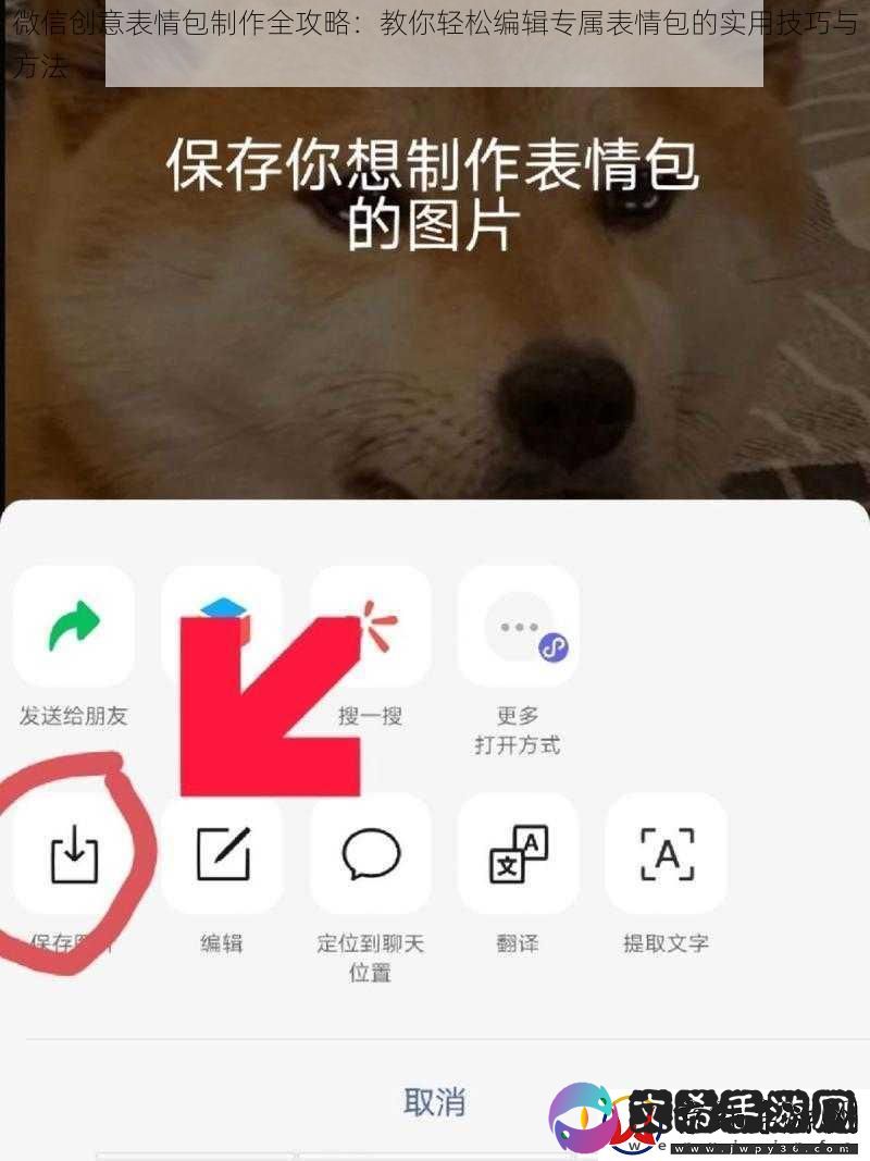 微信创意表情包制作全攻略