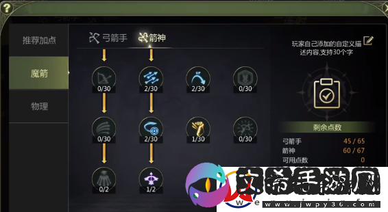龙之谷世界箭神40级怎么加点