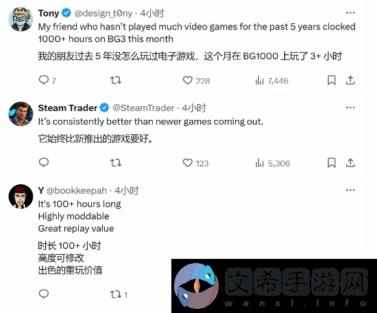 博德之门3在线玩家数始终如一