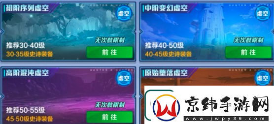 猎人手游虚空挑战副本怎么打
