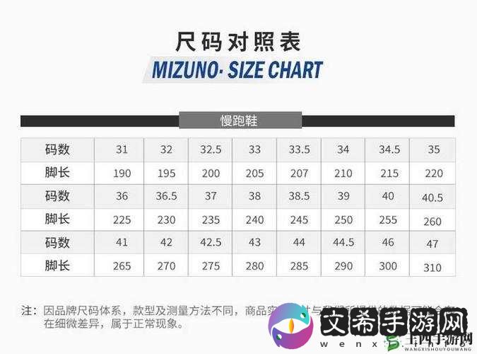 欧洲尺码与日本尺码的对比专线-全面解析