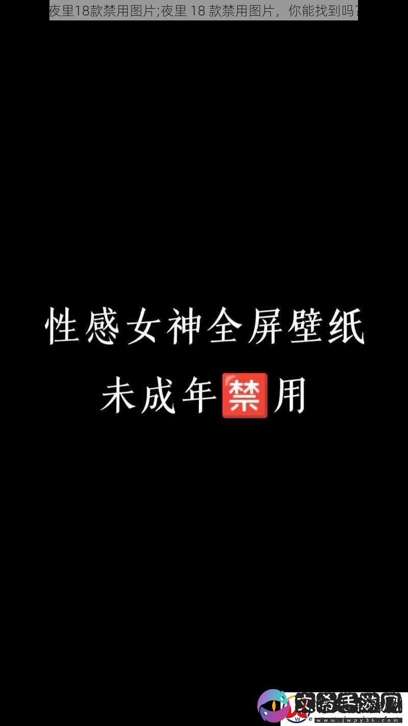 夜里18款禁用图片;夜里-18-款禁用图片-你能找到吗
