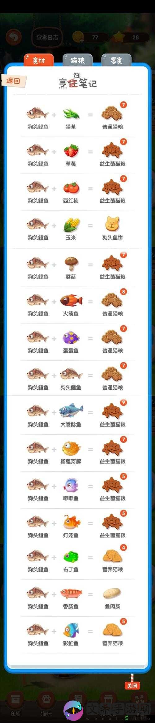 猫语咖啡猫咪零食汇总及配方大全一览