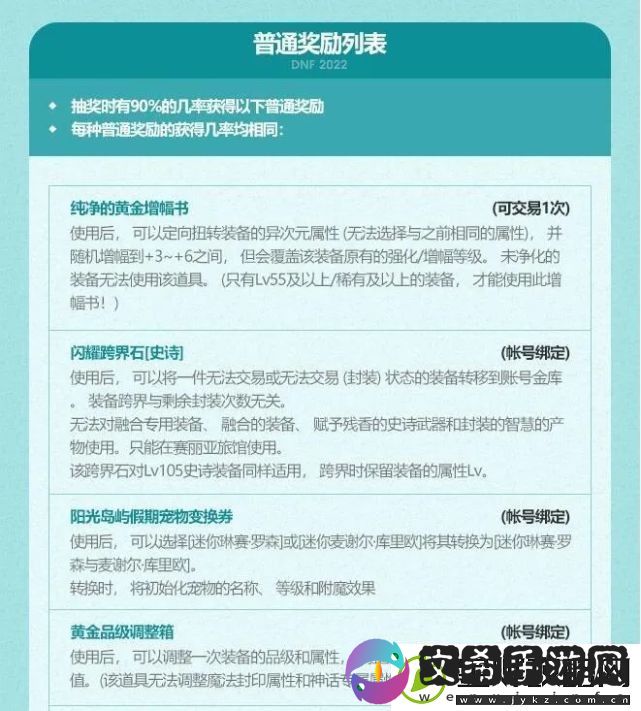 dnf夏日套多买多送2022副本掉落装备几率
