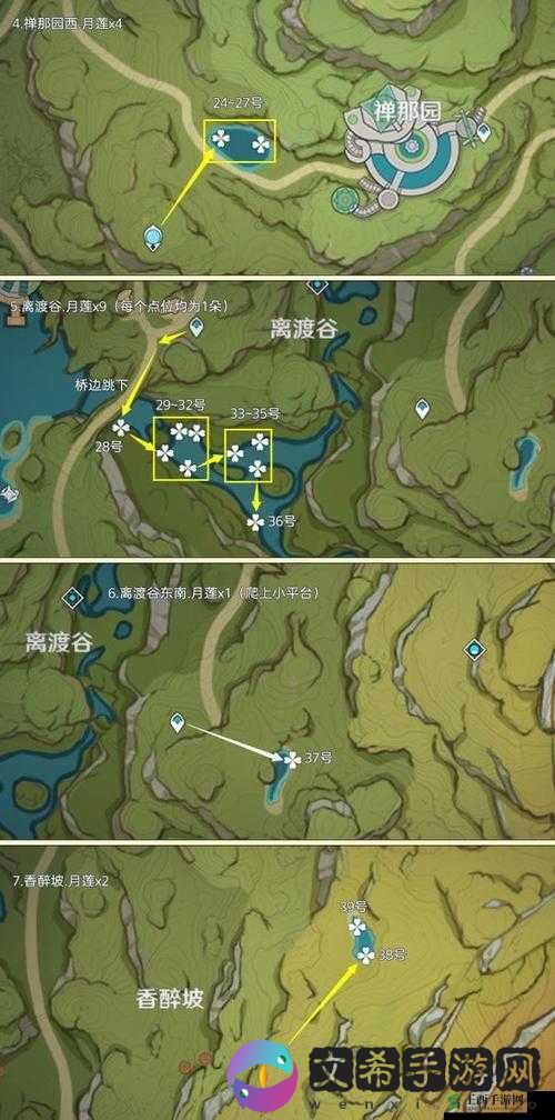 《原神》3.6版本月莲高效采集路线攻略:最新路线指南助你轻松收集月莲