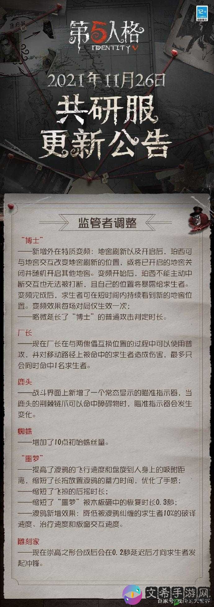 第五人格共研服屠夫最新改动详细汇总