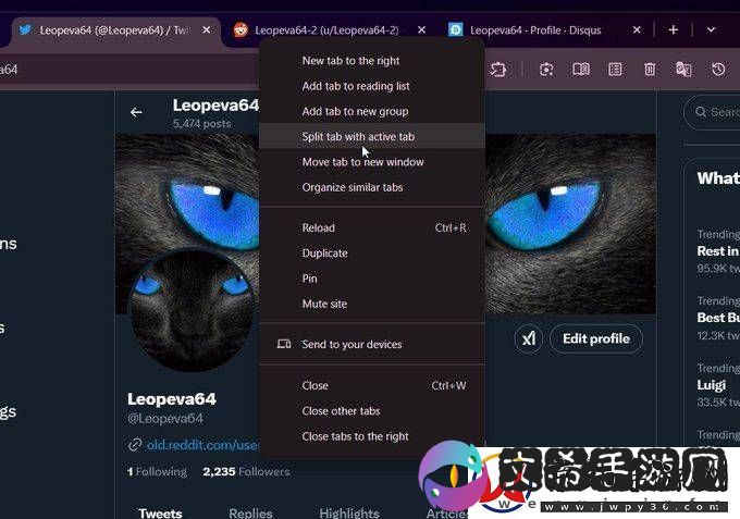 Chrome将推拆分标签页功能