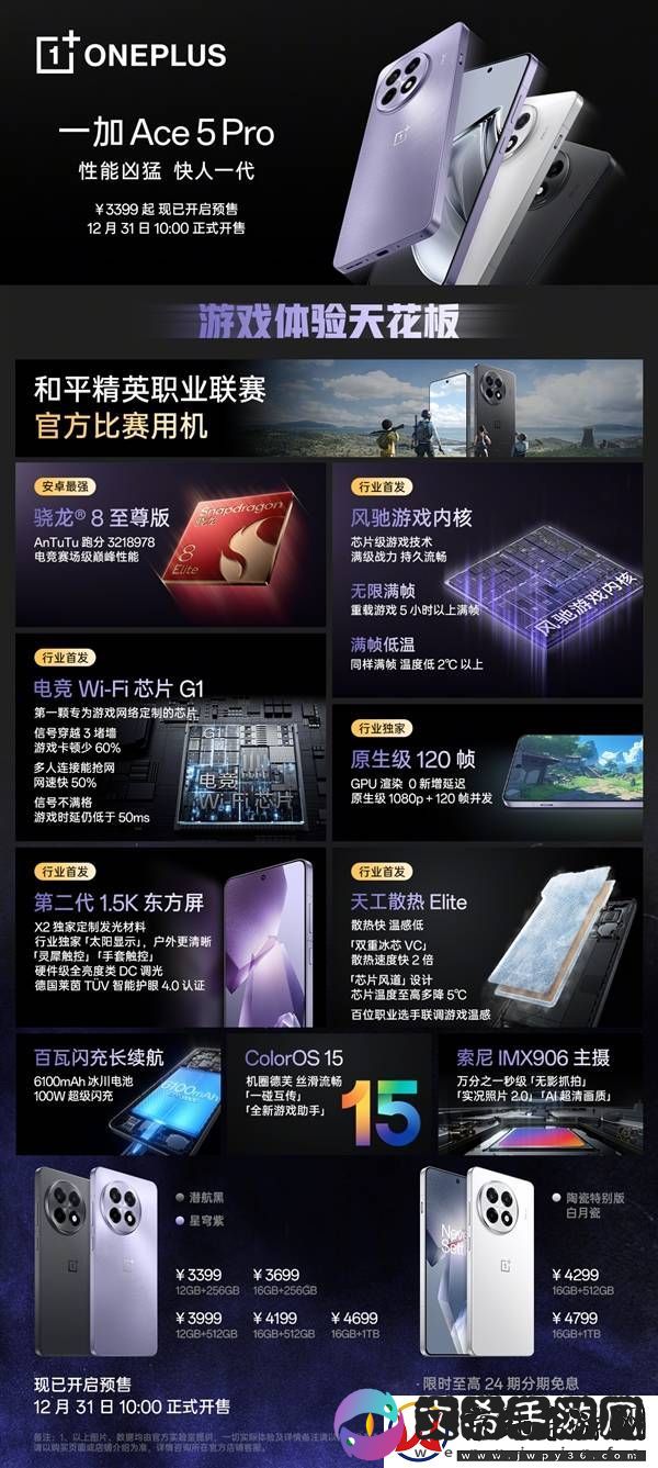 一加Ace-5-Pro首发亮相：骁龙8至尊版新低价-3399元起性能如何