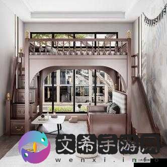 美式交错式上下床设计:实用与美观并存